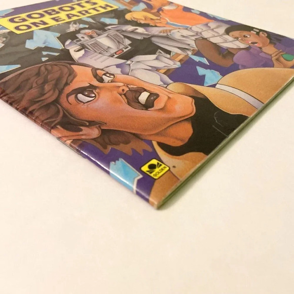 Vtg 1984 Go  Bots On Earth Golden Super Adventure Book - Picture 4 of 16